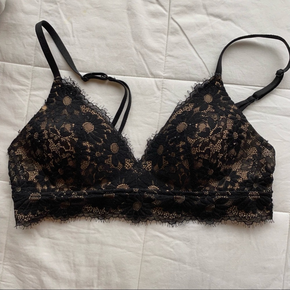 Aerie Black Lace Bralette